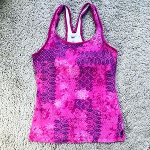 Everlast Pattern Racerback Tank with Shelf Bra